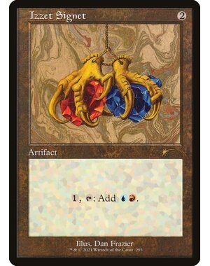 Magic: The Gathering Izzet Signet (Foil Etched) (291) Near Mint Foil