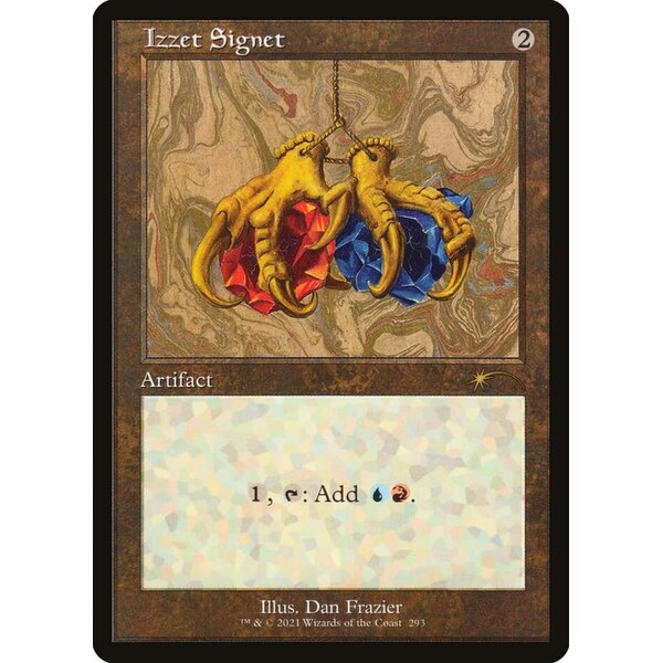 Magic: The Gathering Izzet Signet (Foil Etched) (291) Near Mint Foil
