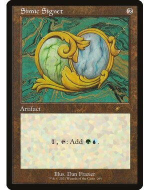Magic: The Gathering Simic Signet (Foil Etched) (295) Near Mint Foil