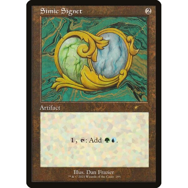 Magic: The Gathering Simic Signet (Foil Etched) (295) Near Mint Foil