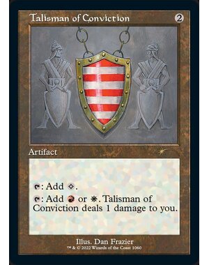 Magic: The Gathering Talisman of Conviction (Retro Frame) (Foil Etched) (1060) Near Mint Foil