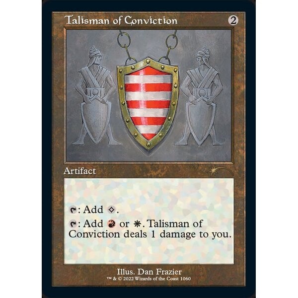 Magic: The Gathering Talisman of Conviction (Retro Frame) (Foil Etched) (1060) Near Mint Foil