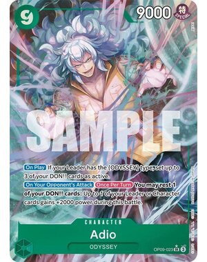 Bandai Adio (Parallel) (OP09-023) Lightly Played Foil