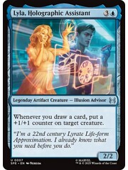 Magic: The Gathering Lyla, Holographic Assistant (007) Lightly Played Foil