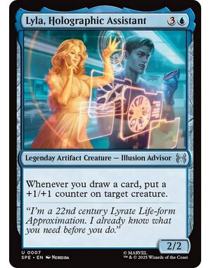 Magic: The Gathering Lyla, Holographic Assistant (007) Lightly Played Foil