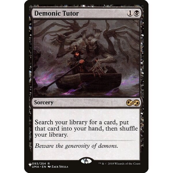 Magic: The Gathering Demonic Tutor (093) Lightly Played