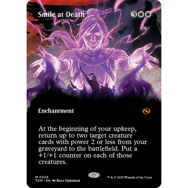 Magic: The Gathering Smile at Death (Borderless) (329) Lightly Played