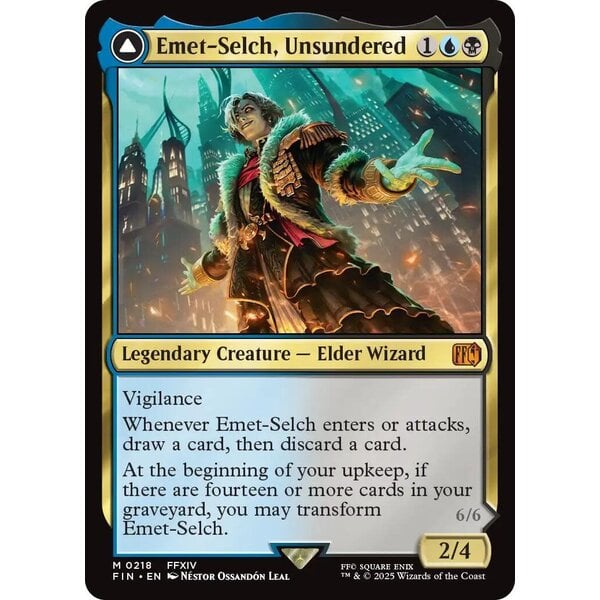 Magic: The Gathering Emet-Selch, Unsundered (218) Lightly Played Foil
