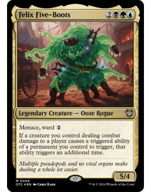 Magic: The Gathering Felix Five-Boots (008) Lightly Played Foil