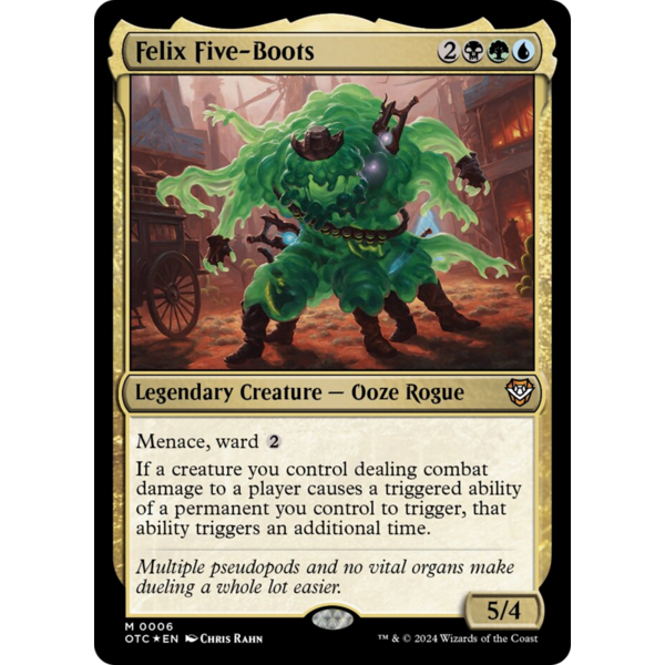 Magic: The Gathering Felix Five-Boots (008) Lightly Played Foil