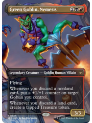 Magic: The Gathering Green Goblin, Nemesis (Borderless) (023) Near Mint Foil