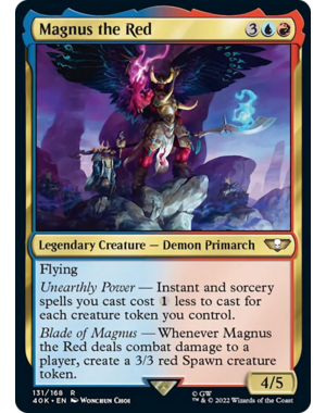 Magic: The Gathering Magnus the Red (131) Near Mint