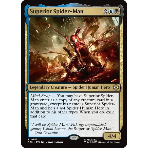 Magic: The Gathering Superior Spider-Man (155) Lightly Played Foil