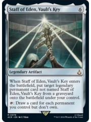 Magic: The Gathering Staff of Eden, Vault's Key (076) Lightly Played