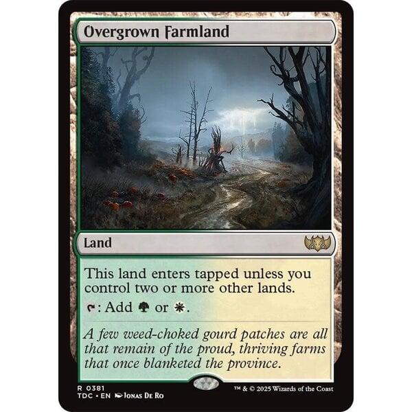 Magic: The Gathering Overgrown Farmland (381) Lightly Played