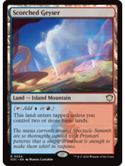Magic: The Gathering Scorched Geyser (054) Lightly Played