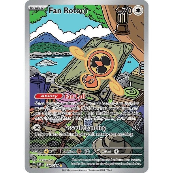 Pokemon Fan Rotom (250) Lightly Played Holofoil