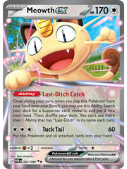 Pokemon Meowth ex (062) Lightly Played Holofoil