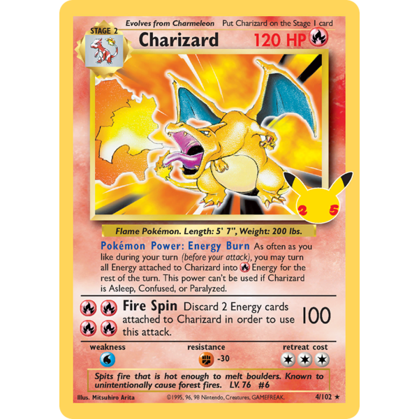 Pokemon Charizard (004) Lightly Played Holofoil