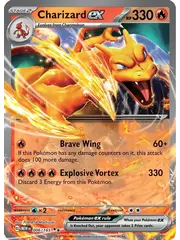 Pokemon Charizard ex (006) Lightly Played Holofoil