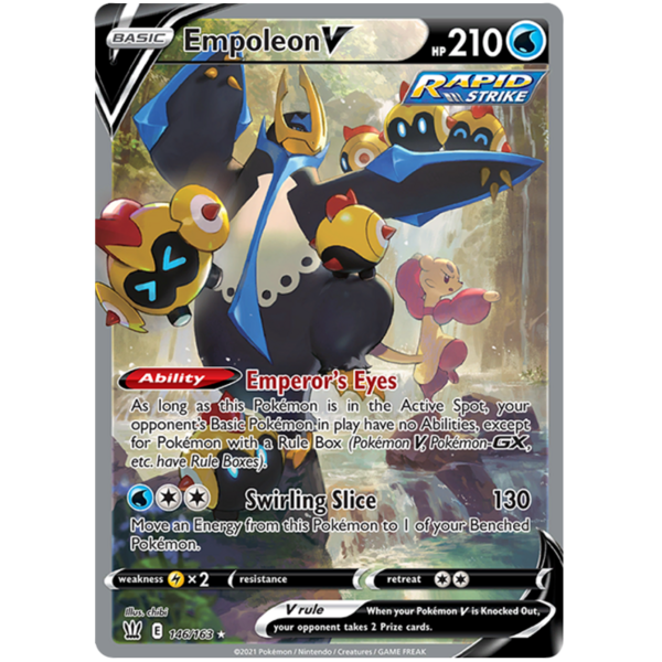 Pokemon Empoleon V (Alternate Full Art) (146) Near Mint Holofoil
