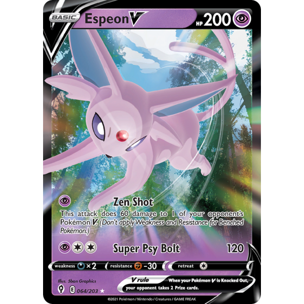 Pokemon Espeon V (064) Lightly Played Holofoil