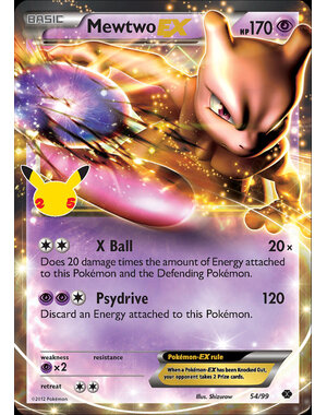 Pokemon Mewtwo EX (054) Near Mint Holofoil