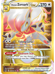 Pokemon Hisuian Zoroark VSTAR (Secret) (213) Lightly Played Holofoil