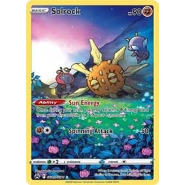 Pokemon Solrock (GG15) Lightly Played Holofoil