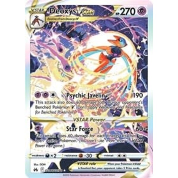 Pokemon Deoxys VSTAR (GG46) Near Mint Holofoil