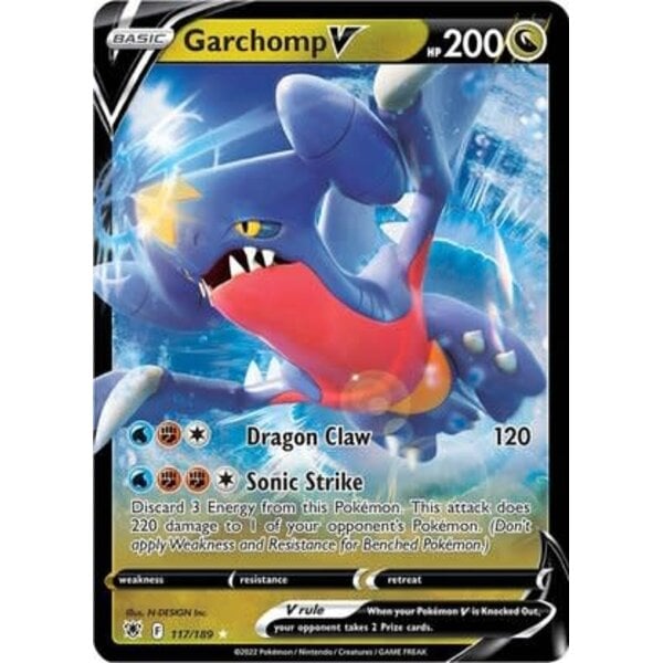 Pokemon Garchomp V (117) Lightly Played Holofoil