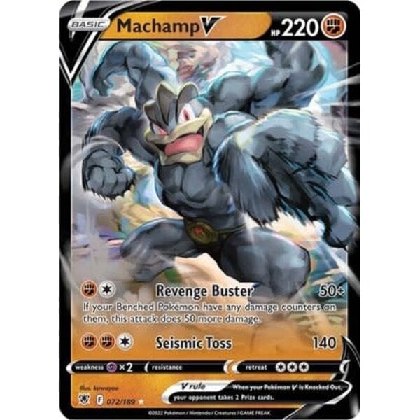 Pokemon Machamp V (072) Lightly Played Holofoil