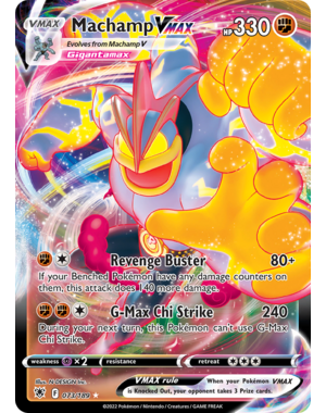 Pokemon Machamp VMAX (073) Lightly Played Holofoil