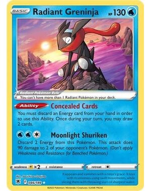 Pokemon Radiant Greninja (046) Lightly Played Holofoil