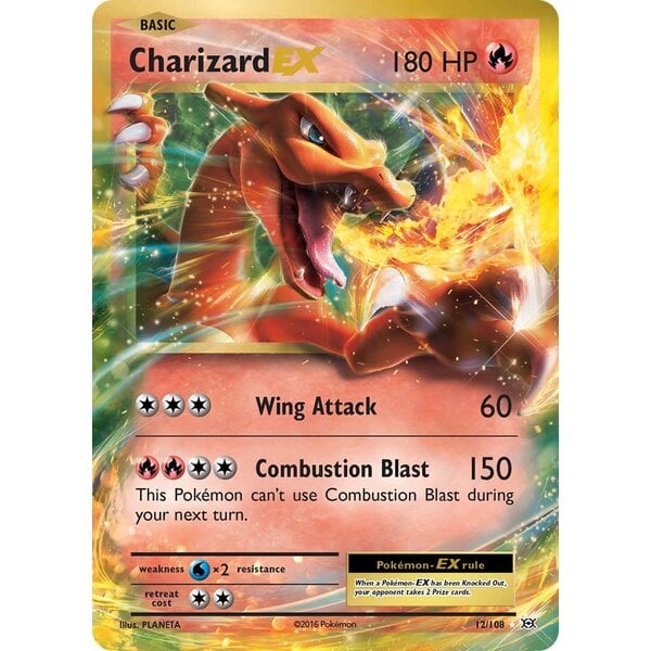 Pokemon Charizard EX (012) Lightly Played Holofoil