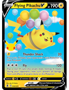 Pokemon Flying Pikachu V (006) Lightly Played Holofoil