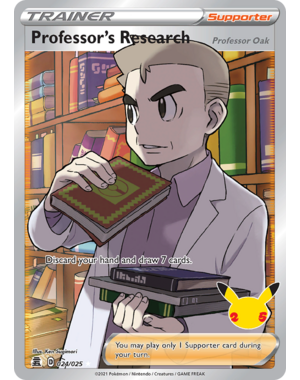 Pokemon Professor's Research (Full Art) (024) Lightly Played Holofoil