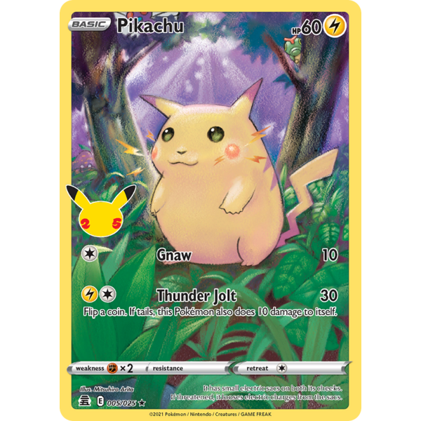 Pokemon Pikachu (005) Lightly Played Holofoil
