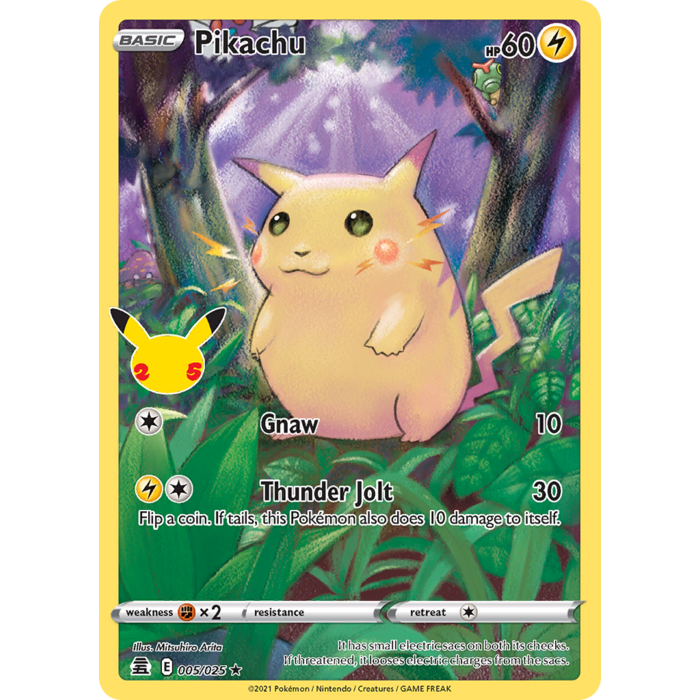 Pokemon Pikachu (005) Lightly Played Holofoil