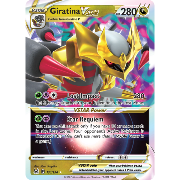 Pokemon Giratina VSTAR (131) Lightly Played Holofoil
