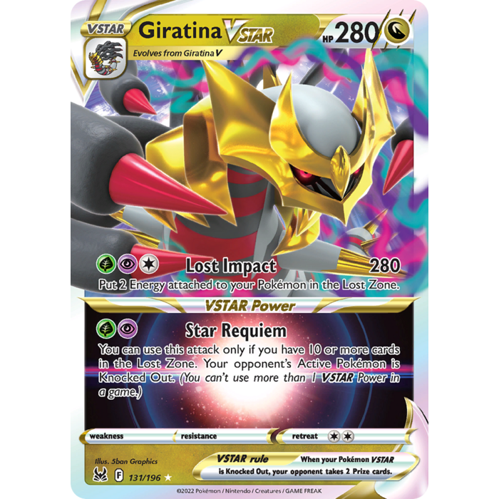Pokemon Giratina VSTAR (131) Lightly Played Holofoil