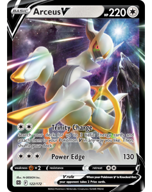 Pokemon Arceus V (122) Lightly Played Holofoil