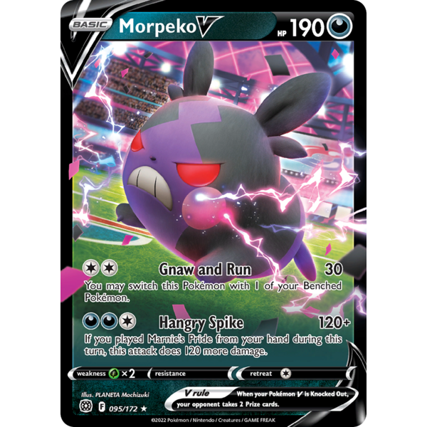 Pokemon Morpeko V (095) Lightly Played Holofoil