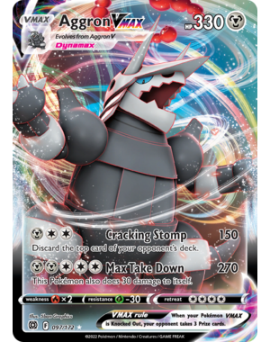 Pokemon Aggron VMAX (097) Lightly Played Holofoil