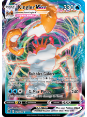 Pokemon Kingler VMAX (029) Lightly Played Holofoil