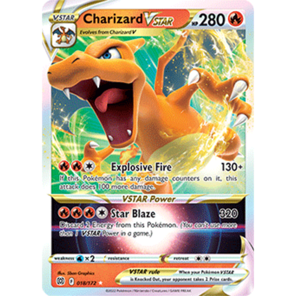 Pokemon Charizard VSTAR (018) Lightly Played Holofoil
