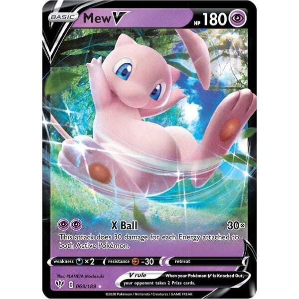 Pokemon Mew V (069) Lightly Played Holofoil