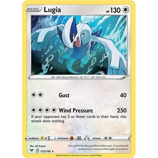 Pokemon Lugia (132) Lightly Played Reverse Holofoil