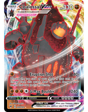 Pokemon Coalossal VMAX (099) Lightly Played Holofoil