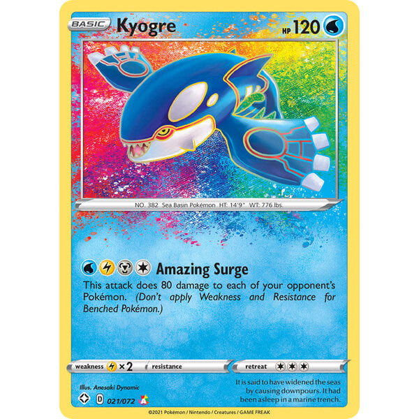 Pokemon Kyogre (021) Lightly Played Holofoil